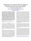 Research paper thumbnail of Multicast based Dual Amplify and Forward relay scheme for 2-hop networks