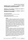 Research paper thumbnail of Reflexões sobre os conceitos de cidadania e sujeito em psicanálise na Atenção Psicossocial Reflections on the concepts of citizenship and subject in psychoanalysis in Mental Health Reflexiones sobre los conceptos de ciudadanía y sujeto en psicoanálisis en la Salud Mental