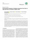 Research paper thumbnail of Environmental Estimation of Radiation Equivalent Dose Rates in Soils and Waters of Northern Calabria (Italy)