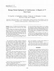 Research paper thumbnail of Benign Partial Epilepsies of Adolescence: A Report of 37 New Cases