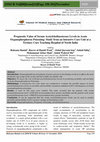 Research paper thumbnail of Prognostic Value of Serum Acetylcholinesterase Levels in Acute Organophosphorus Poisoning: Study from an Intensive Care Unit at a Tertiary Care Teaching Hospital of North India