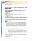 Research paper thumbnail of Staffing Time Required to Increase Cancer-Screening Rates Through Telephone Support