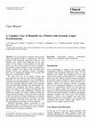 Research paper thumbnail of A Complex Case of Hepatitis in a Patient with Systemic Lupus Erythematosus