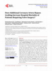 Research paper thumbnail of Does Additional Coronary Artery Bypass Grafting Increase Hospital Mortality of Patients Requiring Valve Surgery?