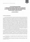 Research paper thumbnail of Las intervenciones a organizaciones sindicales durante la última dictadura militar argentina: un estudio cuantitativo