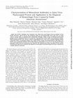 Research paper thumbnail of Characterization of Monoclonal Antibodies to Junin Virus Nucleocapsid Protein and Application to the Diagnosis of Hemorrhagic Fever Caused by South American Arenaviruses