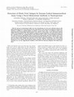 Research paper thumbnail of Detection of Ebola Viral Antigen by Enzyme-Linked Immunosorbent Assay Using a Novel Monoclonal Antibody to Nucleoprotein