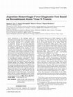 Research paper thumbnail of Argentine hemorrhagic fever diagnostic test based on recombinant Junín virus N protein