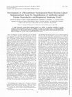 Research paper thumbnail of Development of a Recombinant Nucleoprotein-Based Enzyme-Linked Immunosorbent Assay for Quantification of Antibodies against Porcine Reproductive and Respiratory Syndrome Virus