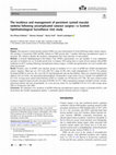 Research paper thumbnail of The incidence and management of persistent cystoid macular oedema following uncomplicated cataract surgery—a Scottish Ophthalmological Surveillance Unit study