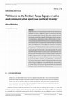 Research paper thumbnail of “Welcome to the Tundra”: Tanya Tagaq's creative and communicative agency as political strategy