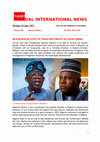 Research paper thumbnail of TINUBU SHETTIMA MUSLIM MUSLIM TICKET DAL NEWS