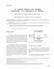 Research paper thumbnail of La Anatomía Humana como Disciplina Indispensable en la Seguridad de los Pacientes