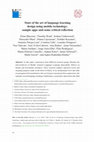 Research paper thumbnail of State of the art of language learning design using mobile technology: sample apps and some critical reflection