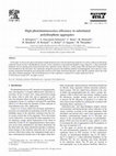 Research paper thumbnail of High photoluminescence efficiency in substituted polythiophene aggregates