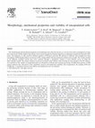 Research paper thumbnail of Morphology, mechanical properties and viability of encapsulated cells