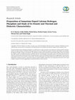 Research paper thumbnail of Preparation of Samarium Doped Calcium Hydrogen Phosphate and Study of Its Density and Thermal and Dielectric Characteristics