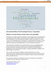 Research paper thumbnail of International Edition of the Psychological Literacy Compendium