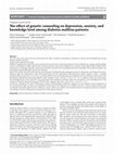 Research paper thumbnail of The effect of genetic counseling on depression, anxiety, and knowledge level among diabetes mellitus patients