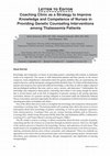 Research paper thumbnail of Coaching Clinic as a Strategy to Improve Knowledge and Competence of Nurses in Providing Genetic Counseling Interventions among Thalassemia Patients