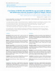 Research paper thumbnail of Correlation of HOMA-IR with BMI-for-age percentile in children and adolescents from the Soconusco region of Chiapas, Mexico