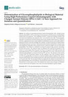 Research paper thumbnail of Determination of Glycerophospholipids in Biological Material Using High-Performance Liquid Chromatography with Charged Aerosol Detector HPLC-CAD—A New Approach for Isolation and Quantification