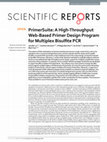 Research paper thumbnail of PrimerSuite: A High-Throughput Web-Based Primer Design Program for Multiplex Bisulfite PCR