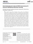 Research paper thumbnail of Electrohydrodynamic-Induced SERS Immunoassay for Extensive Multiplexed Biomarker Sensing