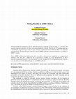 Research paper thumbnail of Writing Disability in ADHD Children