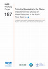 Research paper thumbnail of From the mountains to the plains: impact of climate change on water resources in the Koshi River Basin