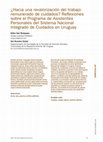 Research paper thumbnail of ¿Hacia una revalorización del trabajo remunerado de cuidados? Reflexiones sobre el Programa de Asistentes Personales del Sistema Nacional Integrado de Cuidados en Uruguay