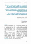 Research paper thumbnail of Cuidados y subjetivación de género. Un análisis de discurso de las mujeres monoparentales con hijos pequeños