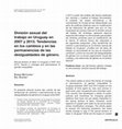 Research paper thumbnail of División sexual del trabajo en Uruguay en 2007 y 2013. Tendencias en los cambios y en las permanencias de las desigualdades de género