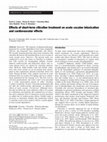 Research paper thumbnail of Effects of short-term citicoline treatment on acute cocaine intoxication and cardiovascular effects