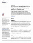 Research paper thumbnail of Visual Inspection after Acetic Acid (VIA) Is Highly Heterogeneous in Primary Cervical Screening in Amazonian Peru