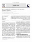 Research paper thumbnail of The use of the planning system to encourage low carbon energy technologies in buildings