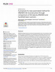 Research paper thumbnail of A proposal of a new automated method for SfM/MVS 3D reconstruction through comparisons of 3D data by SfM/MVS and handheld laser scanners