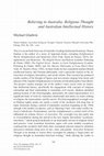 Research paper thumbnail of Believing in Australia: Religious Thought and Australian Intellectual History