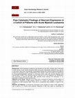 Research paper thumbnail of Flow Cytometry Findings of Aberrant Expression in a Cohort of Patients with Acute Myeloid Leukaemia