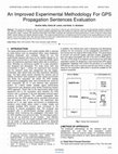 Research paper thumbnail of An Improved Experimental Methodology For GPS Propagation Sentences Evaluation