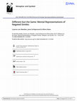 Research paper thumbnail of Different but the Same: Mental Representations of Negated Similes