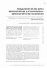 Research paper thumbnail of Impugnación de actos administrativos