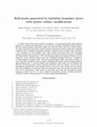 Research paper thumbnail of Roll-modes generated in turbulent boundary layers with passive surface modifications