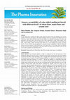 Research paper thumbnail of Sensory acceptability of value added multigrain biscuit with different level’s of wheat flour, maize flour and sesame seed