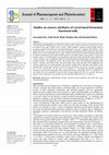 Research paper thumbnail of Studies on sensory attributes of cereal based fermented functional milk