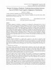 Research paper thumbnail of Human Life during a Pandemic: Exploring Intercorrelation between Fear of COVID-19 and Cognitive Judgments of Satisfaction