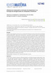 Research paper thumbnail of Influência do metacaulim na elevação da temperatura e na formação de etringita tardia em compósitos cimentícios