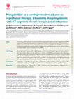 Research paper thumbnail of Mangafodipir as a cardioprotective adjunct to reperfusion therapy: a feasibility study in patients with ST-segment elevation myocardial infarction