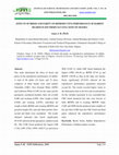 Research paper thumbnail of EFFECTS OF BREED AND PARITY ON REPRODUCTIVE PERFORMANCE OF RABBITS REARED IN SOUTHERN SAVANNA ZONE OF NIGERIA