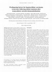 Research paper thumbnail of Predisposing factors for hepatocellular carcinoma recurrence following initial remission after transcatheter arterial chemoembolization